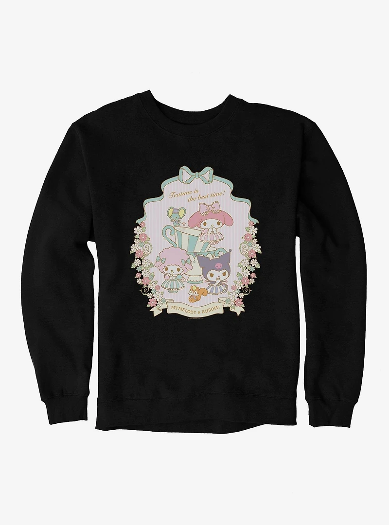 My Melody & Kuromi Teatime Is The Best Time Sweatshirt