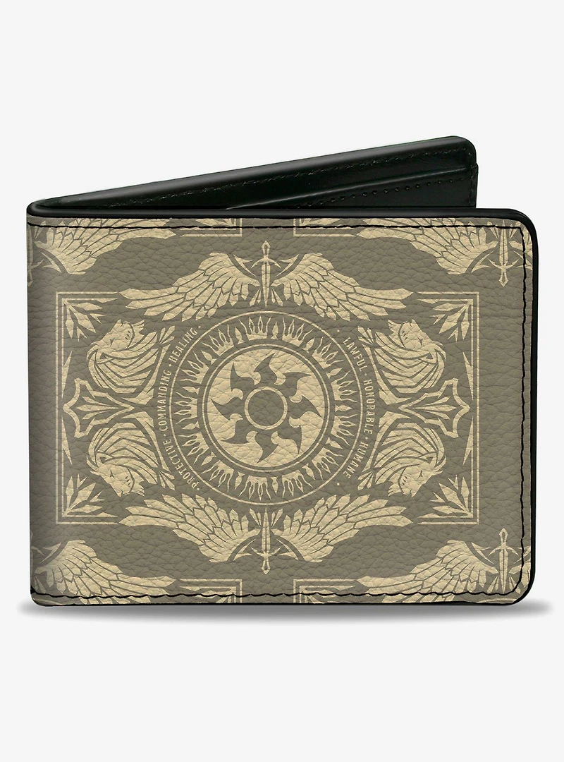 Magic: The Gathering Planeswalker Plains Mana Traits Bifold Wallet