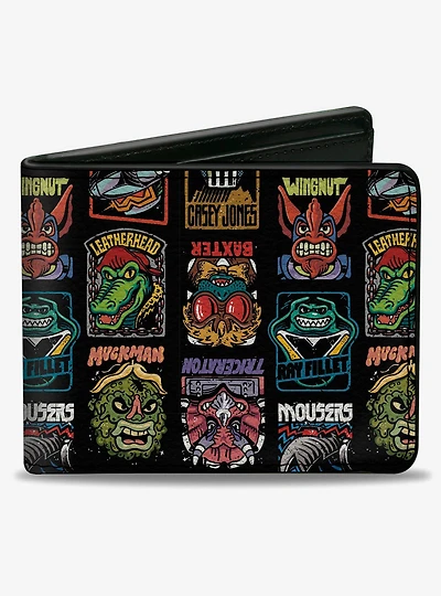 Teenage Mutant Ninja Turtles Allies and Villains Poses Bifold Wallet