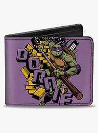 Teenage Mutant Ninja Turtles Donnie Action Pose Bifold Wallet