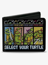 Teenage Mutant Ninja Turtles Select Your Turtle Arcade Bifold Wallet