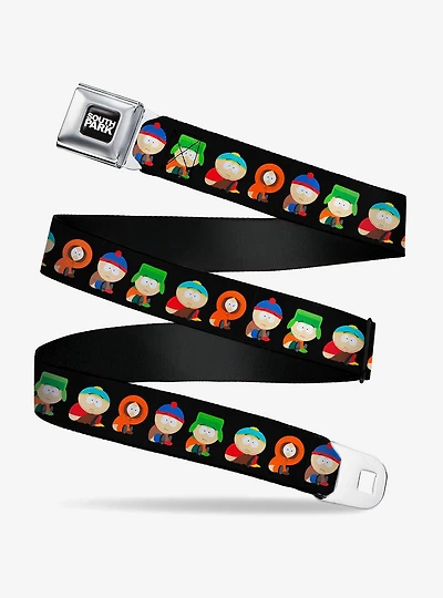 South Park Boys Faith Hilling Butt Scratch Poses Seatbelt Buckle Belt