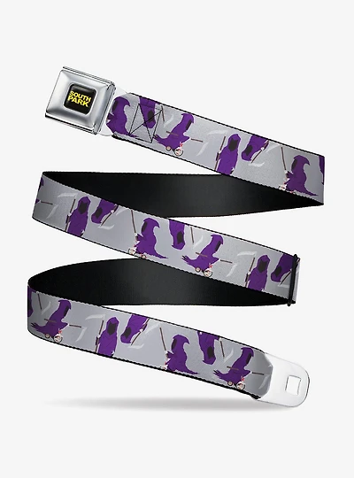 South Park Death Poses Scattered Seatbelt Buckle Belt
