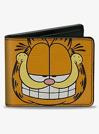 Garfield Smiling Face Character Close Up Bifold Wallet