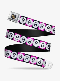 Magic 8 Ball Blocks Seatbelt Buckle Belt