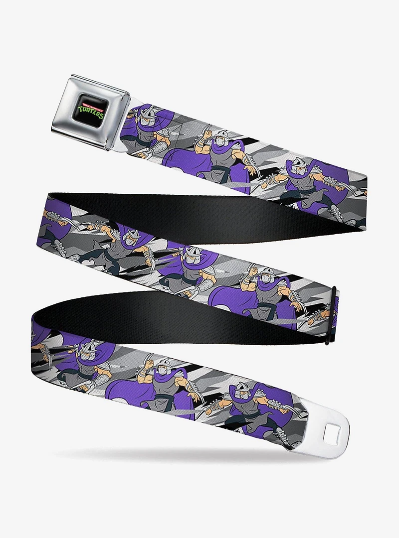 Teenage Mutant Ninja Turtles Shredder Poses Seatbelt Buckle Belt