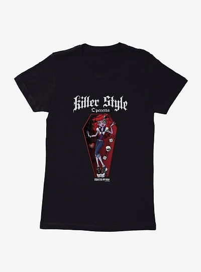 Monster High Operetta Killer Style Womens T-Shirt