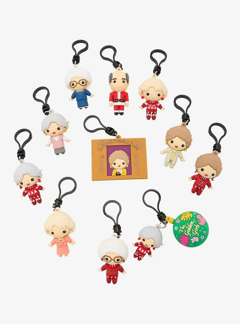 The Golden Girls Holiday Blind Bag Figural Bag Clip