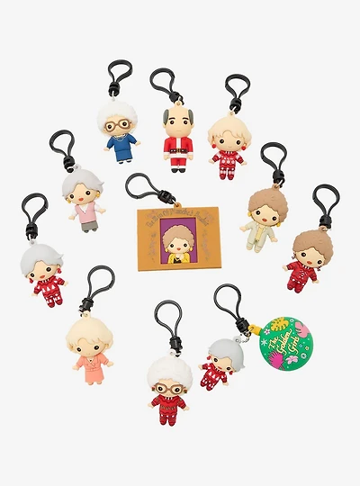 The Golden Girls Holiday Blind Bag Figural Bag Clip