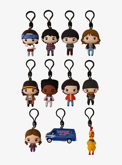 Stranger Things Season 5 Characters Blind Bag Figural Bag Clip
