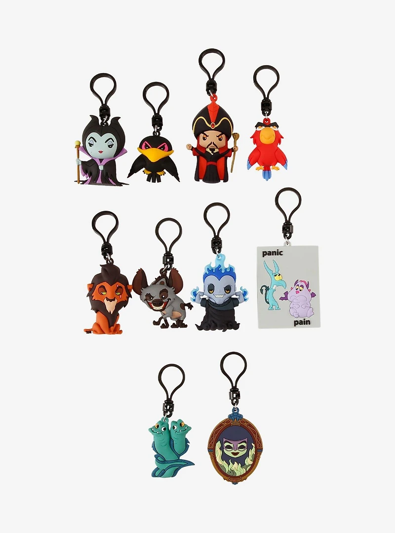 Disney Villains & Sidekicks Blind Bag Figural Bag Clip