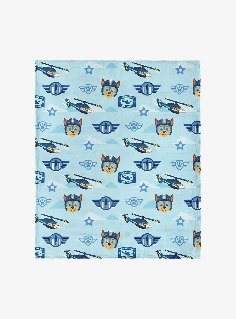 Paw Patrol Chase Rescue Pattern 60x80" Silk Touch Throw Blanket