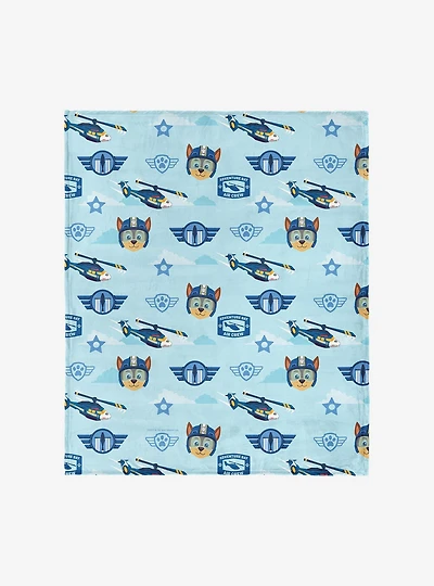 Paw Patrol Chase Rescue Pattern 60x80" Silk Touch Throw Blanket
