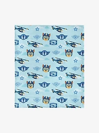 Paw Patrol Chase Rescue Pattern 60x80" Silk Touch Throw Blanket