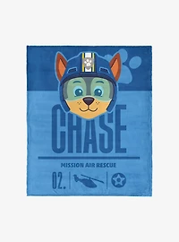 Paw Patrol Chase Mission 60x80" Silk Touch Throw Blanket