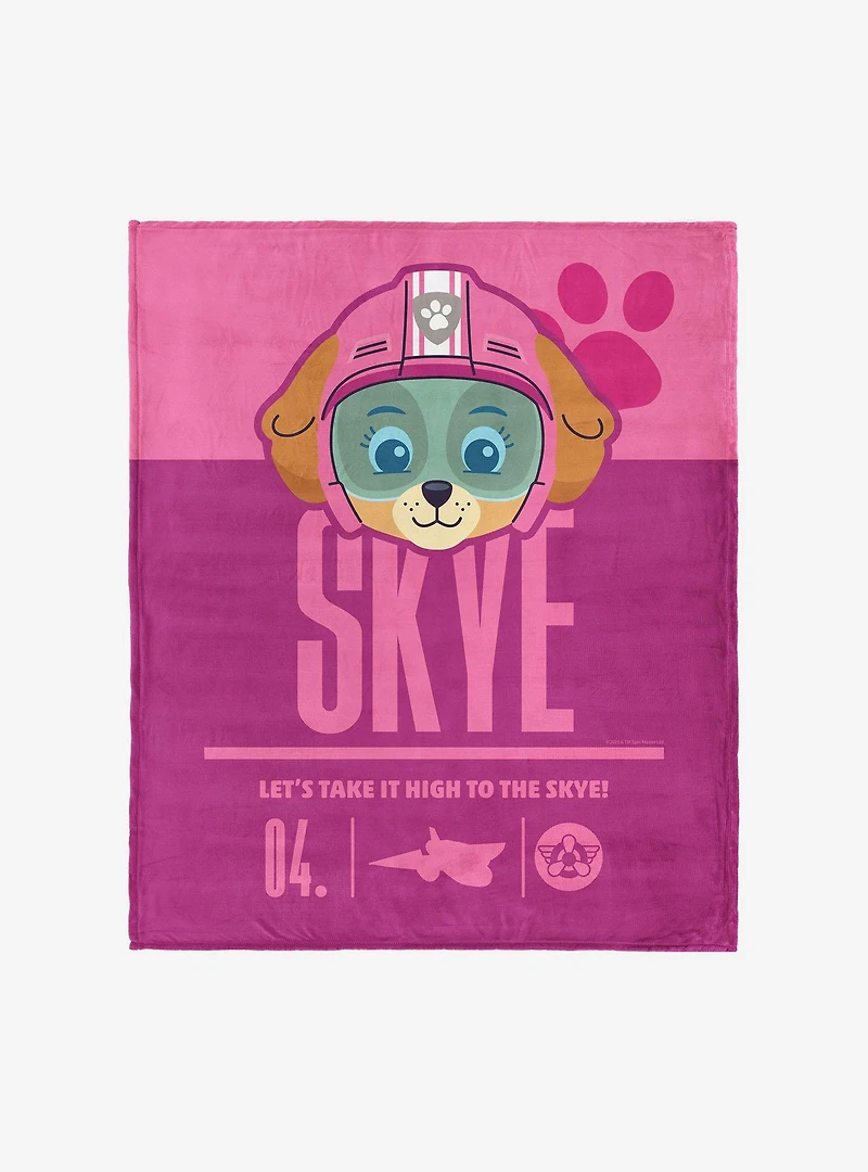 Paw Patrol High to the Skye 50x60" Silk Touch Throw Blanket