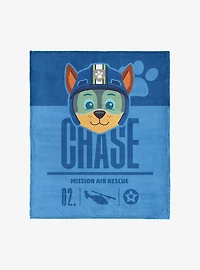 Paw Patrol Chase Mission 50x60" Silk Touch Throw Blanket
