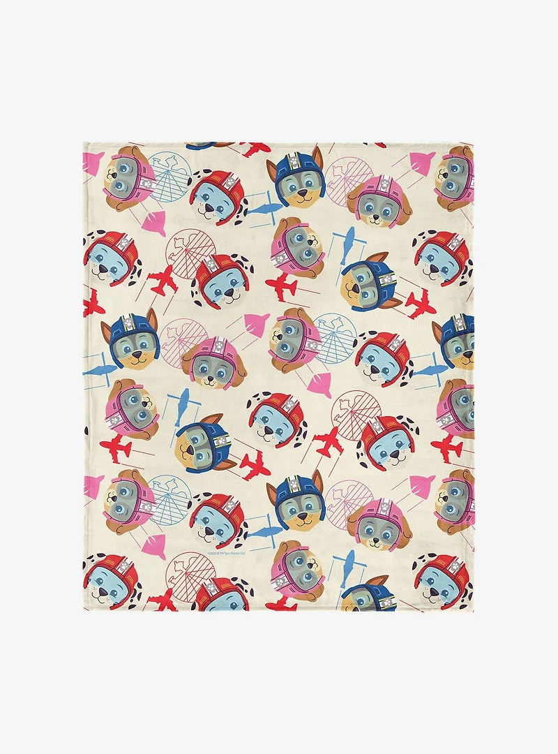 Paw Patrol Air Rescue Pattern 50x60" Silk Touch Throw Blanket