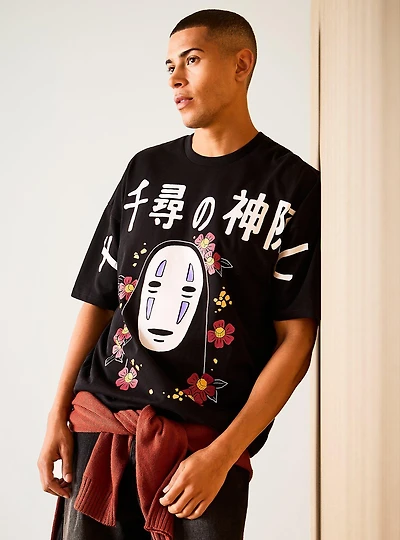 Studio Ghibli® Spirited Away No-Face Floral T-Shirt - BoxLunch Exclusive