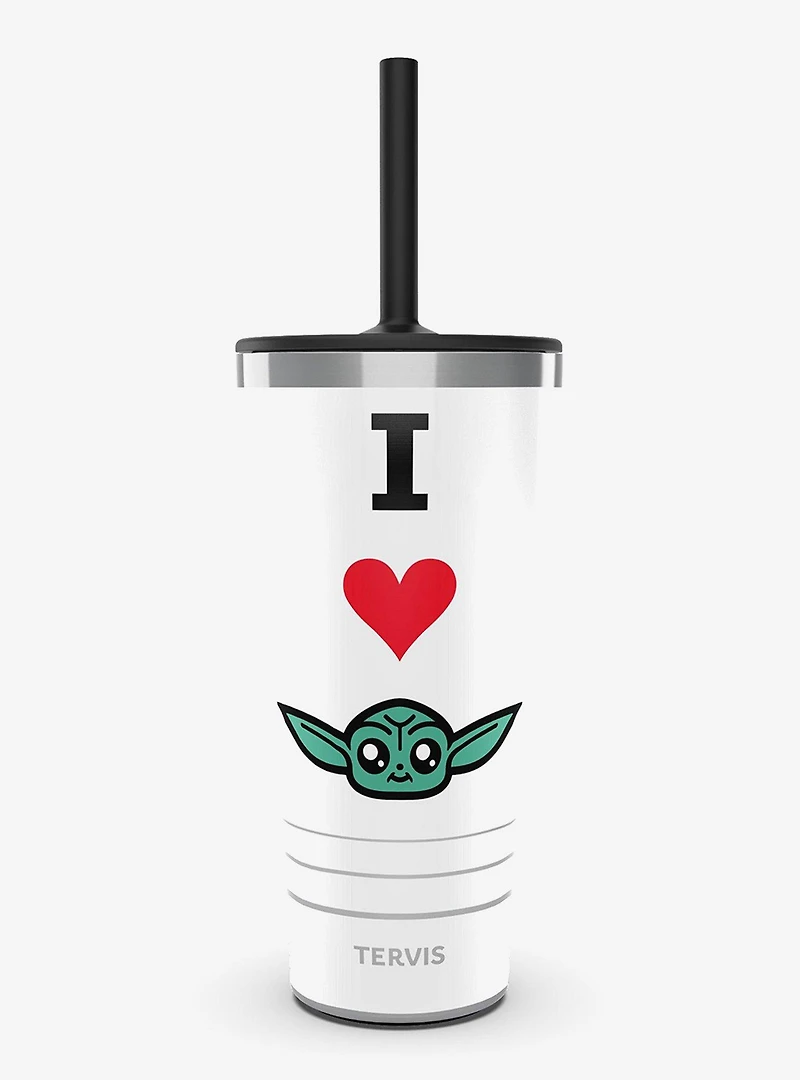 Star Wars The Mandalorian I Heart Grogu Triple Insulated Tumbler Travel Cup