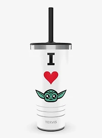 Star Wars The Mandalorian I Heart Grogu Triple Insulated Tumbler Travel Cup