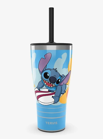 Disney Lilo & Stitch Surfin' Stitch Triple Insulated Tumbler Travel Cup