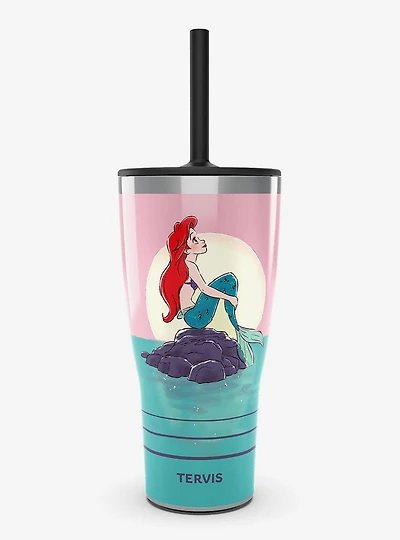 Disney The Little Mermaid Thoughtful Ariel Triple Insulated Tumbler Travel Cup