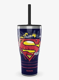 DC Comics Superman Strength Power N Justice Triple Insulated Tumbler Travel Cup