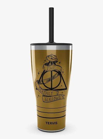 Harry Potter Deathly Hallows Triple Insulated Tumbler Travel Cup