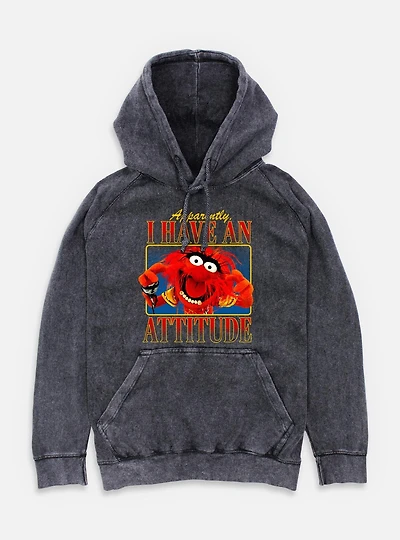 Disney The Muppets I Have An Attitude Mineral Wash Hoodie