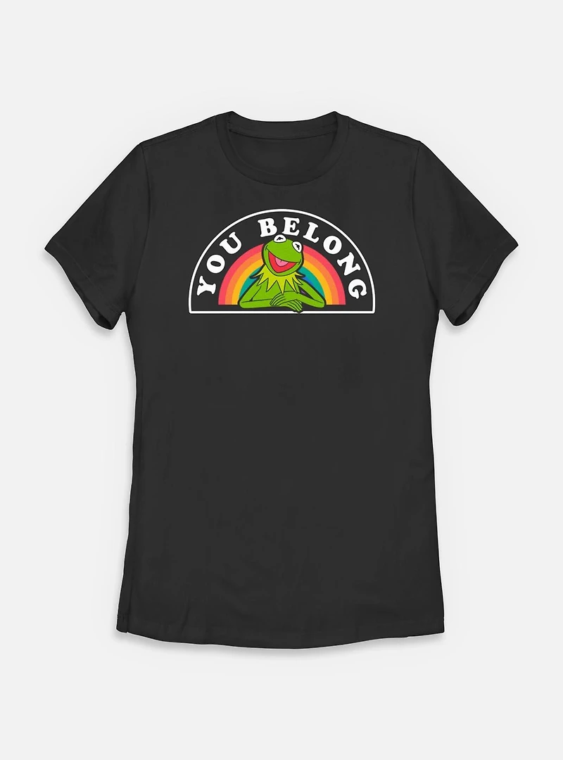 Disney The Muppets Kermit You Belong Womens T-Shirt