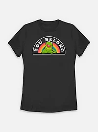 Disney The Muppets Kermit You Belong Womens T-Shirt