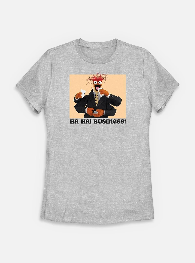 Disney the Muppets Pepe King Prawn Ha Business Womens T-Shirt