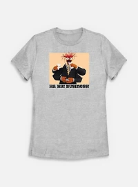 Disney the Muppets Pepe King Prawn Ha Business Womens T-Shirt