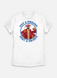 Disney The Muppets Not A Shrimp Just Prawn Womens T-Shirt