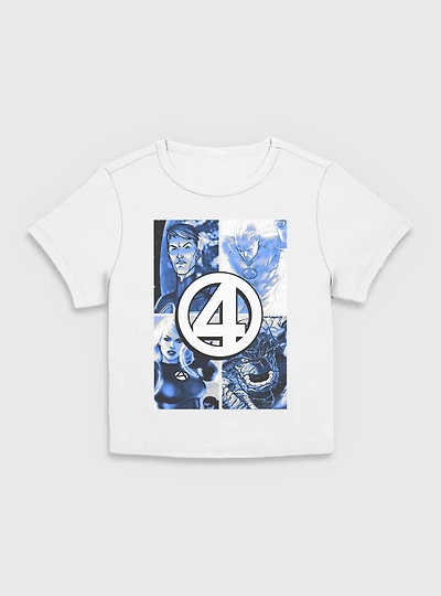 Marvel Fantastic Four Boxes Womens Baby T-Shirt