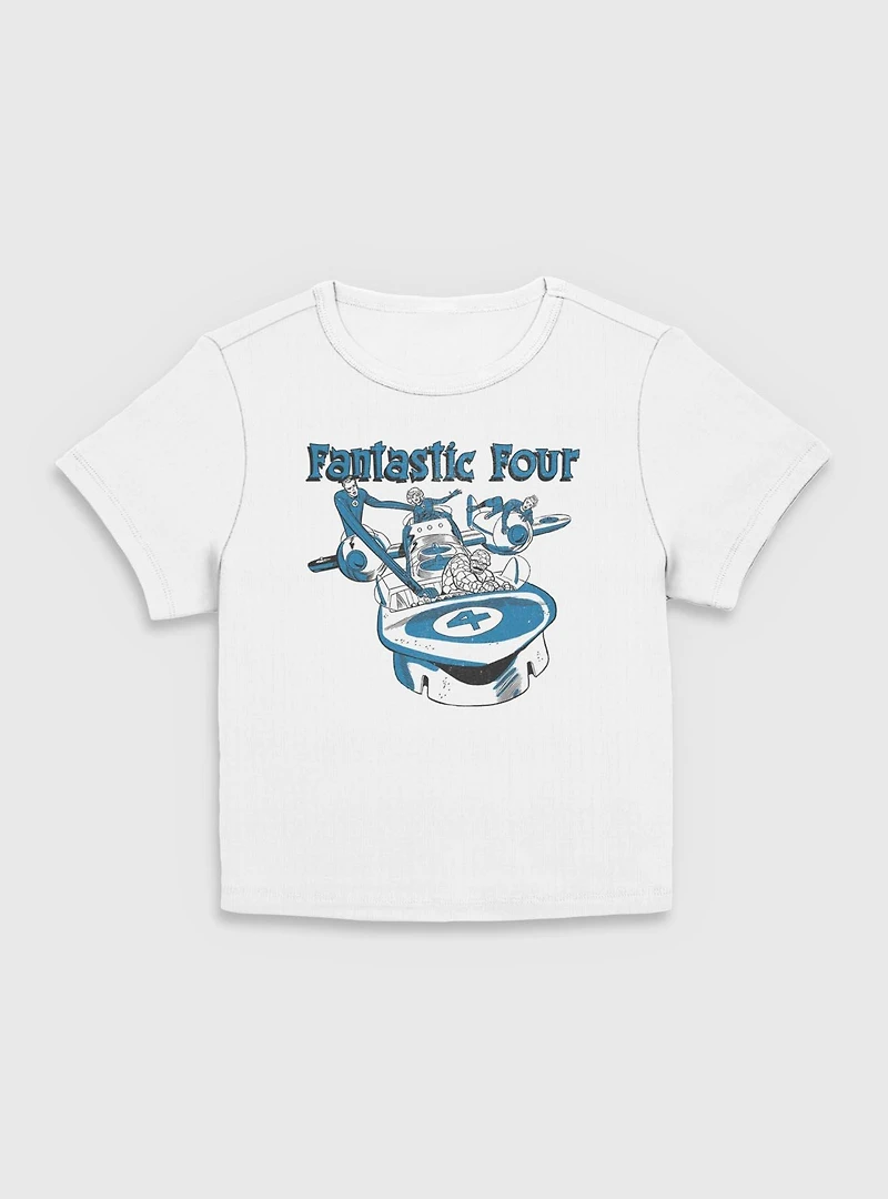Marvel Fantastic Four Classic Fantasticar Womens Baby T-Shirt