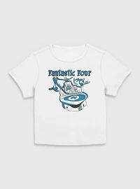 Marvel Fantastic Four Classic Fantasticar Womens Baby T-Shirt