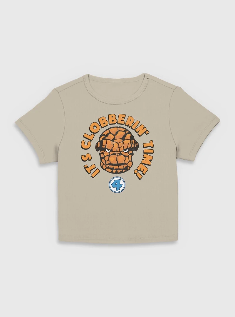 Marvel Fantastic Four The Thing Smash Womens Baby T-Shirt