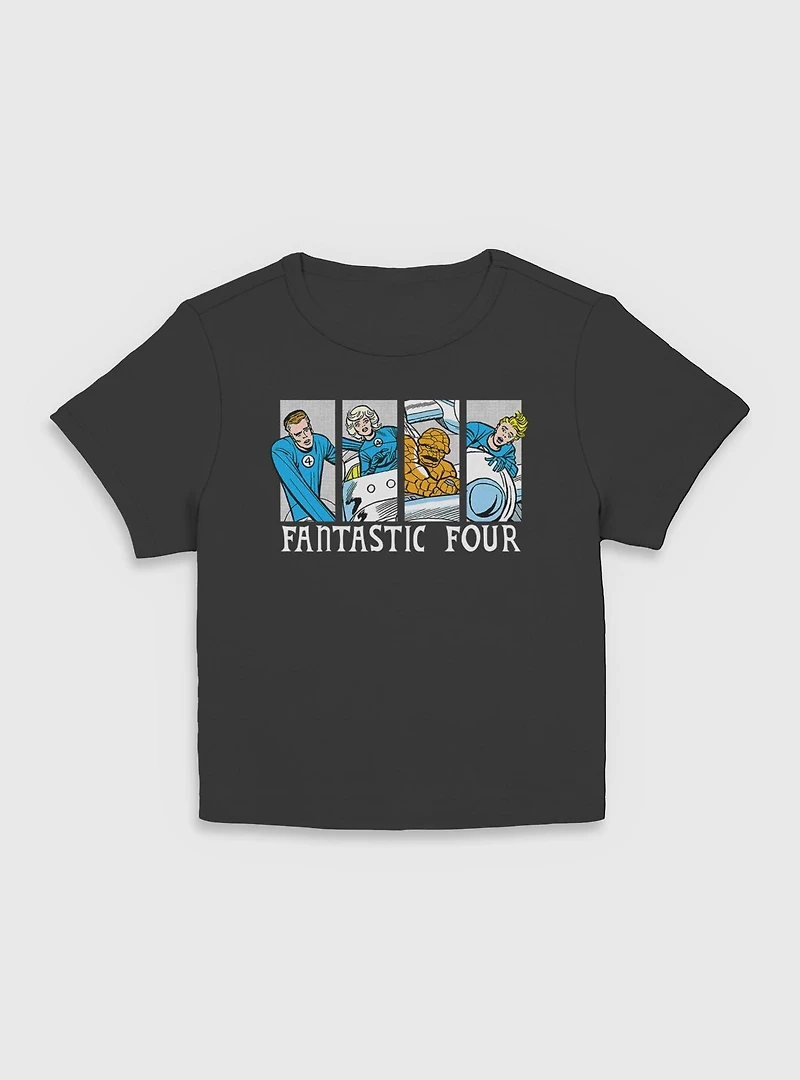Marvel Fantastic Four Comic Panels Womens Baby T-Shirt