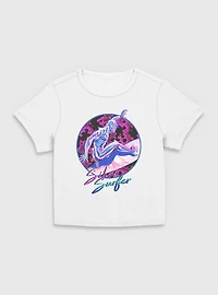 Marvel Fantastic Four Silver Surfer Classic Vibe Womens Baby T-Shirt