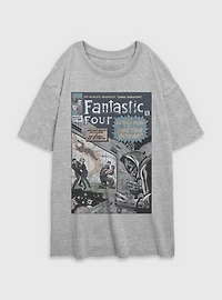 Marvel Fantastic Four Master Plan Of Doctor Doom Comic Womens Oversized T-Shirt