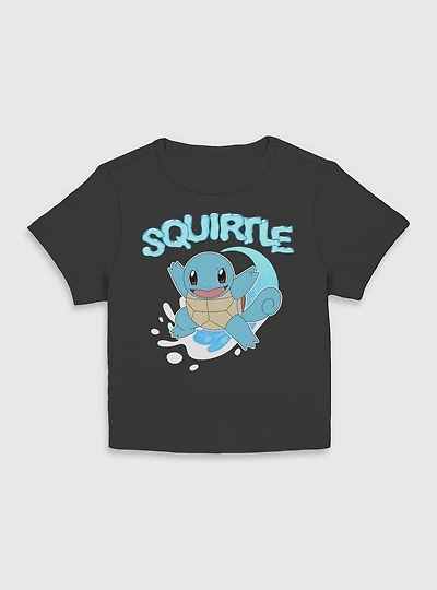 Pokemon Squirtle Water Type Women Baby T-Shirt