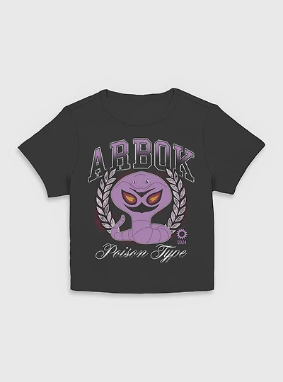 Pokemon Arbok Collegiate  Women Baby T-Shirt