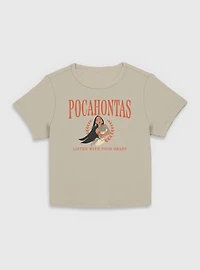 Disney Princesses Pocahontas Collegiate Women Baby T-Shirt