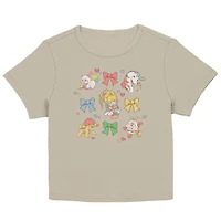 Rainbow Brite Cutie Bow Grid  Women Baby T-Shirt