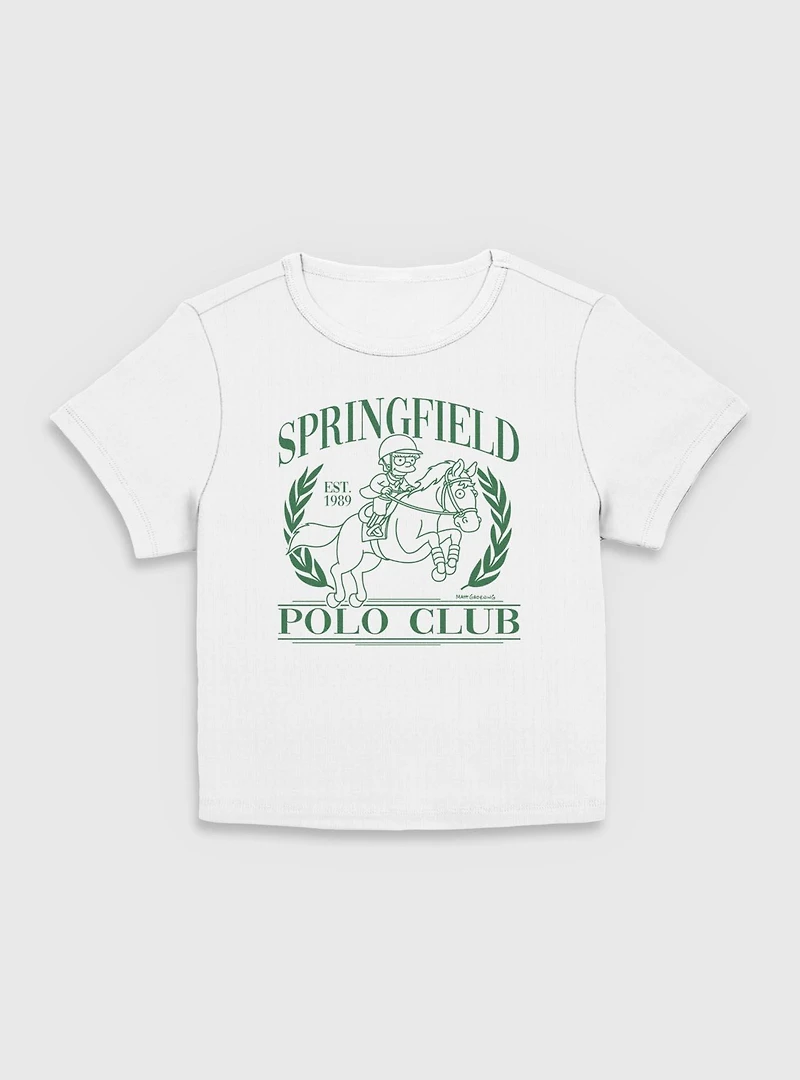 The Simpsons Polo Club Women Baby T-Shirt