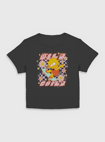 The Simpsons Wild Child  Women Baby T-Shirt
