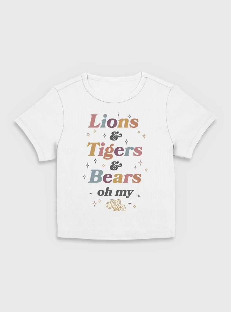 Wizard Of Oz Lions Tigers Bears  Women Baby T-Shirt