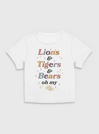 Wizard Of Oz Lions Tigers Bears  Women Baby T-Shirt